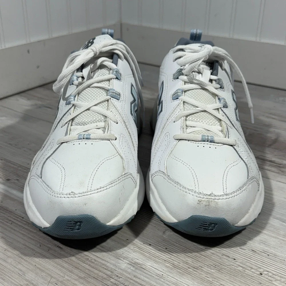 New Balance 608 Women's White Light Blue‎ Size 12 D WX608WB5